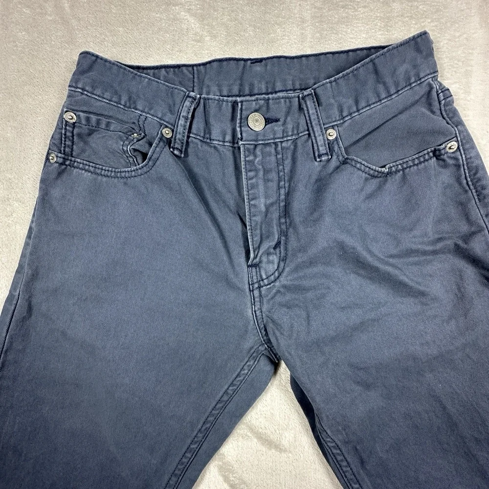Levis 514 Jeans Mens 29x30 White Tab Straight Leg Blue Denim Pants